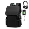 Campus male and female student backpacks, anti-theft, large capacity backpacks, men's bags, 15.6-inch computer bags 