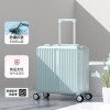 Small luggage box for women, small and lightweight 18 inch boarding trolley box for men, aluminum frame travel box 