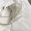 Large capacity nylon bag for women with simple cow pattern crossbody bag, wide shoulder strap, single shoulder dumpling bag 