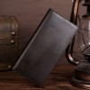 New top layer cowhide wallet, hand painted retro leather leisure wallet, handbag, men's leather wallet 