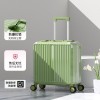 Small luggage box for women, small and lightweight 18 inch boarding trolley box for men, aluminum frame travel box 