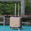 Password box, small 20 inch lightweight boarding suitcase, men's small suitcase, women's 18 inch travel leather suitcase 