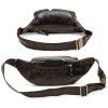 Leisure and trendy top layer cowhide fashionable men's waist bag, sports men's and women's mobile phone waist bag 