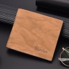 Wallet men's short style new youth student ultra-thin soft leather minimalist wallet driver's license 