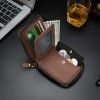 Wallet men's driver's license foreskin cover retro and simple men's casual short wholesale wallet multifunctional zipper card bag 