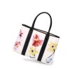 Women's Large Capacity Epiphyllum Handheld Tote Bag Fashion Oxford Cloth Printed Shopping Bag Women's Bag 