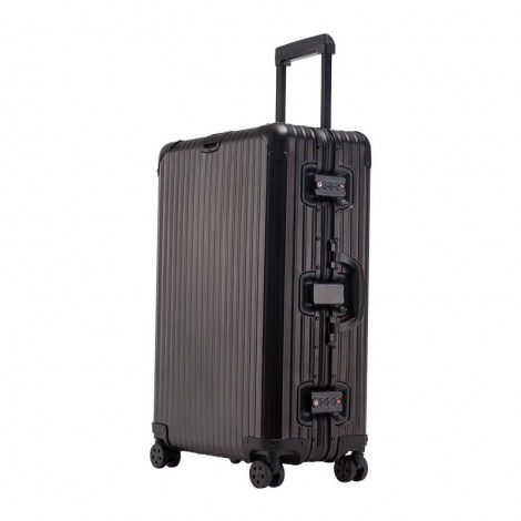 Mounted chassis, men's and women's pull rod luggage, all metal universal wheel luggage, travel box 