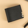 Men's Short Wallet Youth Men's Horizontal Multi slot Money Clip Trendy Card Bag 