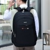 Backpack, large capacity men's business backpack, middle school school school backpack, commuting leisure travel computer bag 