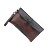 Retro Men's Handheld Bag Simplified Horizontal Creative Business Handheld Bag Mobile Bag 