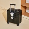 18 inch small multifunctional luggage box for women with universal wheels, lightweight mini boarding trolley, travel password box for 20 men 