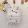 Soft and Warm Autumn/Winter Backpack Cute Student Backpack Plush Women's Bag 