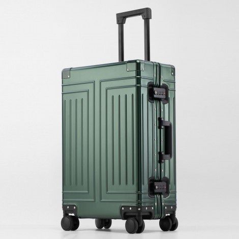 New aluminum magnesium alloy trolley box, 24 inch travel box, 20 inch luggage box, 29 inch men's metal suitcase 