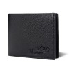 Men's Wallet Litchi Pattern Solid PU Wallet Casual Change Clip 