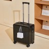 18 inch small multifunctional luggage box for women with universal wheels, lightweight mini boarding trolley, travel password box for 20 men 