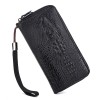 Men's Long Wallet Zipper Handbag Small Handbag Mobile Zero Wallet PU Leather Wallet 