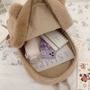 Soft and Warm Autumn/Winter Backpack Cute Student Backpack Plush Women's Bag 