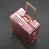 Mounted chassis, men's and women's pull rod luggage, all metal universal wheel luggage, travel box 