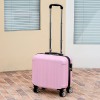 18 inch female luggage box with universal wheels and trolley box, password travel box, male suitcase 