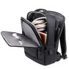 Backpack trendy business backpack with simple anti splash leather film, student backpack, casual shoulder bag, men's computer backpack 