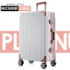 Luggage box, men's and women's trolley box, vintage box, aluminum frame box, password box, universal wheel box 