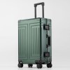 New aluminum magnesium alloy trolley box, 24 inch travel box, 20 inch luggage box, 29 inch men's metal suitcase 