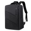 New backpack for men's business and leisure, computer bag with printable logo, simple and large capacity travel backpack 