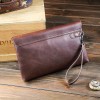 Wallet Retro Crazy Horse PU Leather Men's Handbag Large Capacity Casual Clip Bag Trend 