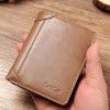 Men's Wallet Short Multi functional Zipper Vertical Small Wallet Multi functional Mini Change Bag Youth Wallet 