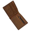 Men's wallet made of genuine leather, retro change, top layer, cowhide, 20% off 