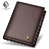 For other styles, please consult and place an order for 328J004LLRT wallet men's leather wallet, cowhide business zipper wallet 
