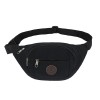 Men's Canvas Sports Waist Bag Women's Leisure Fashion Large Capacity Storage Cashier Waist Bag 