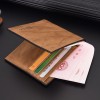 Wallet men's short style new youth student ultra-thin soft leather minimalist wallet driver's license 