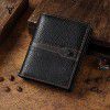 Men's Wallet Short Multi Card Card Bag Handmade Leisure Retro Top Layer Cowhide Men's Money Clip 