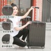 Trolley box, suitcase, travel box, universal wheel zipper, 20, sturdy, durable, password leather box, 24 inches, for both male and female students 