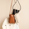 Vertical mobile phone bag for women, fashionable and minimalist small shoulder bag, mini diagonal cross small bag 