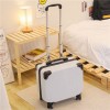 Small luggage size, lightweight luggage case, men's and women's mini trolley case, universal wheel, spring and autumn air travel box 