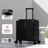 Small luggage box for women, small and lightweight 18 inch boarding trolley box for men, aluminum frame travel box 