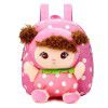 Boys and girls cartoon backpack cute canvas backpack doll children's backpack 