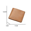 Button wallet short men's wallet wallet can hold driver's license leather wallet 