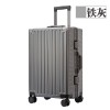 Aluminum frame suitcase, female trolley box, male business 20 inch boarding password, luggage, travel suitcase, leather box, durable 