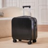 18 inch small multifunctional luggage box for women with universal wheels, lightweight mini boarding trolley, travel password box for 20 men 