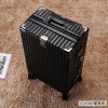 Durable and sturdy luggage, silent universal wheel travel box, aluminum frame trolley box, male and female college student password box 