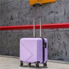 Password box, small 20 inch lightweight boarding suitcase, men's small suitcase, women's 18 inch travel leather suitcase 