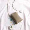 Vertical mobile phone bag for women, fashionable and minimalist small shoulder bag, mini diagonal cross small bag 