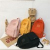 Simple and fashionable backpack for college students, campus artistic backpack 