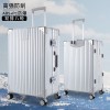 Aluminum frame suitcase, female trolley box, male business 20 inch boarding password, luggage, travel suitcase, leather box, durable 