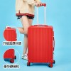 Trolley box, suitcase, travel box, universal wheel zipper, 20, sturdy, durable, password leather box, 24 inches, for both male and female students 