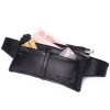 Leather waist bag multifunctional money collection waist bag for men and women multi compartment change mobile phone bag leather messenger bag chest bag 