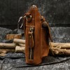 Crazy Horse Skin Men's Waist Bag Top Layer Cowhide Belt Bag Mini Genuine Leather Phone One Shoulder Crossbody Bag WaistBag 